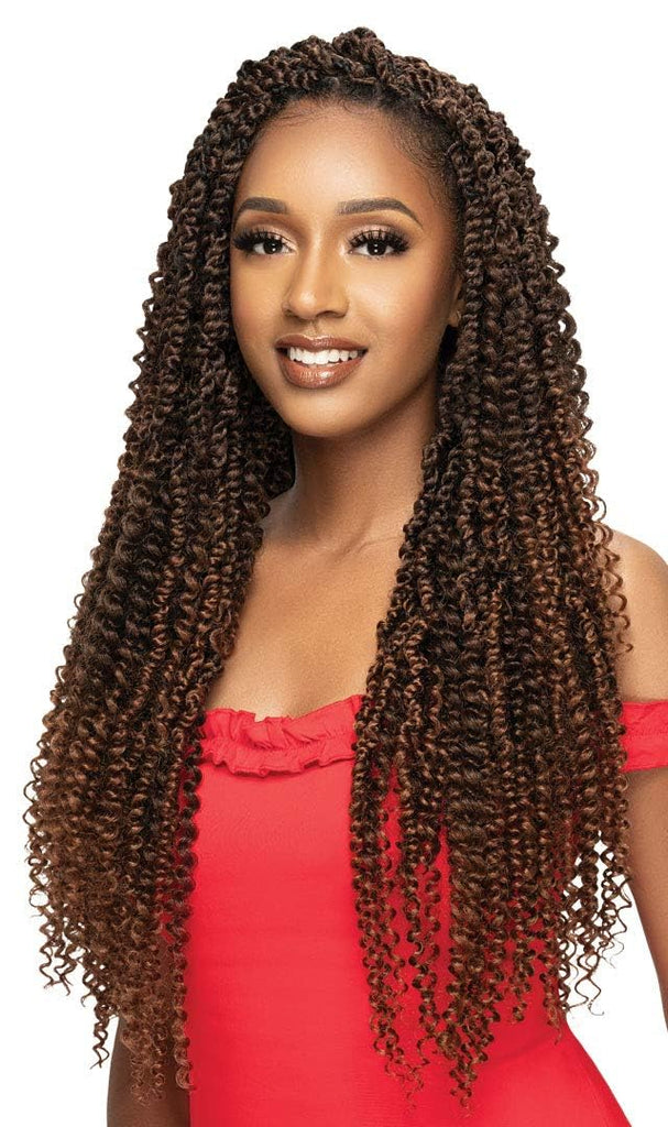 Sweetie Afro Kinky Marley Braid Synthetic Braiding Hair By Jazz Wave – Waba Hair  and Beauty Supply